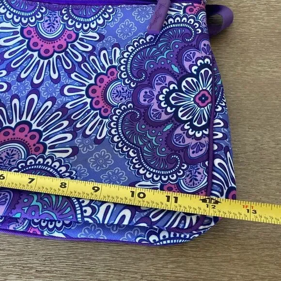 NWOT Vera Bradley Purple Lilac Tapestry Paisley Crossbody Bag Purse - Picture 8 of 9